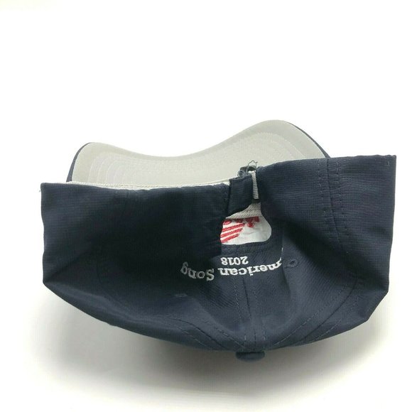 American Cruise Lines Hat Cap Strapback Navy Blue Patriotic Vacation Small Ship - Picture 6 of 9